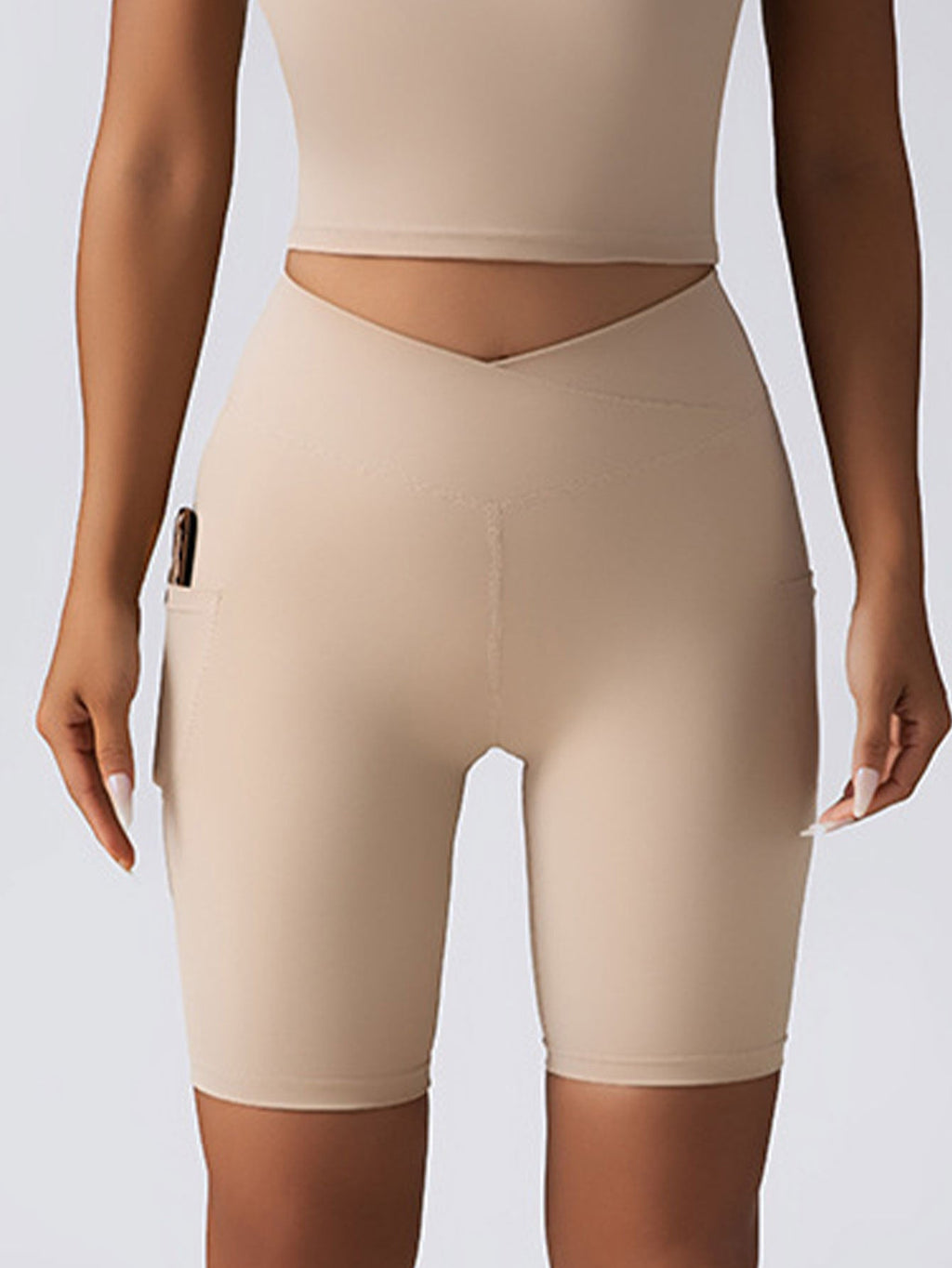 CurveFit Seamless Tummy Control Biker Shorts
