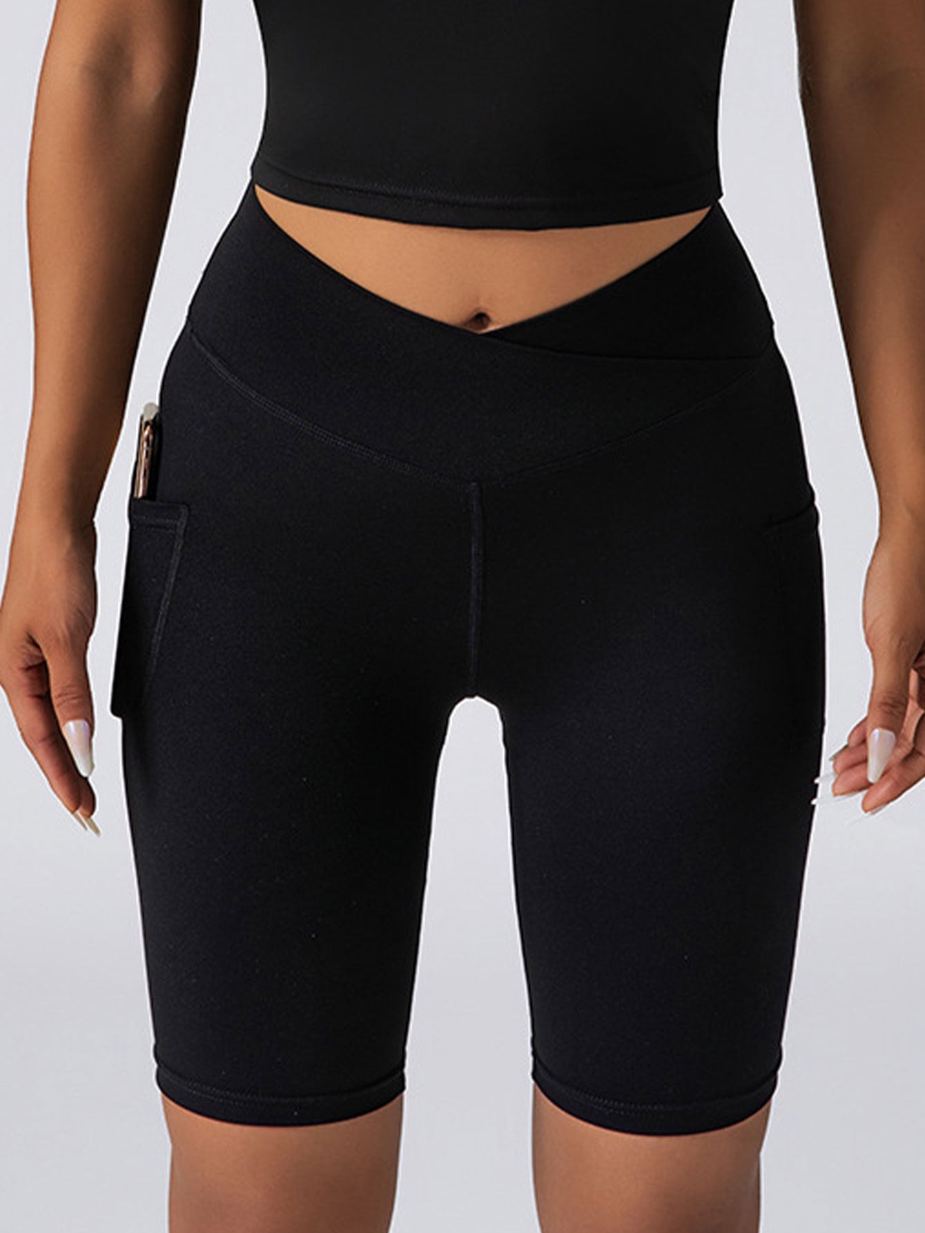 CurveFit Seamless Tummy Control Biker Shorts