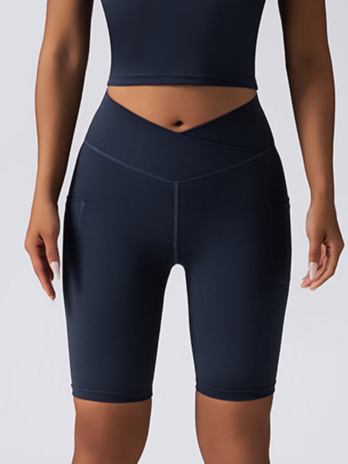 CurveFit Seamless Tummy Control Biker Shorts