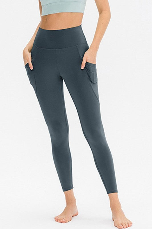 Jupiter Gear Slim-Fit Long Leggings with Pockets
