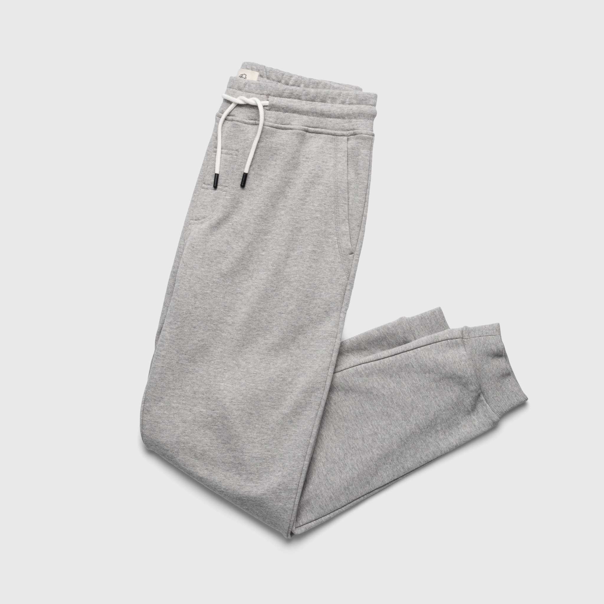 Dune Drawstring Terry Jogger - Heather Grey