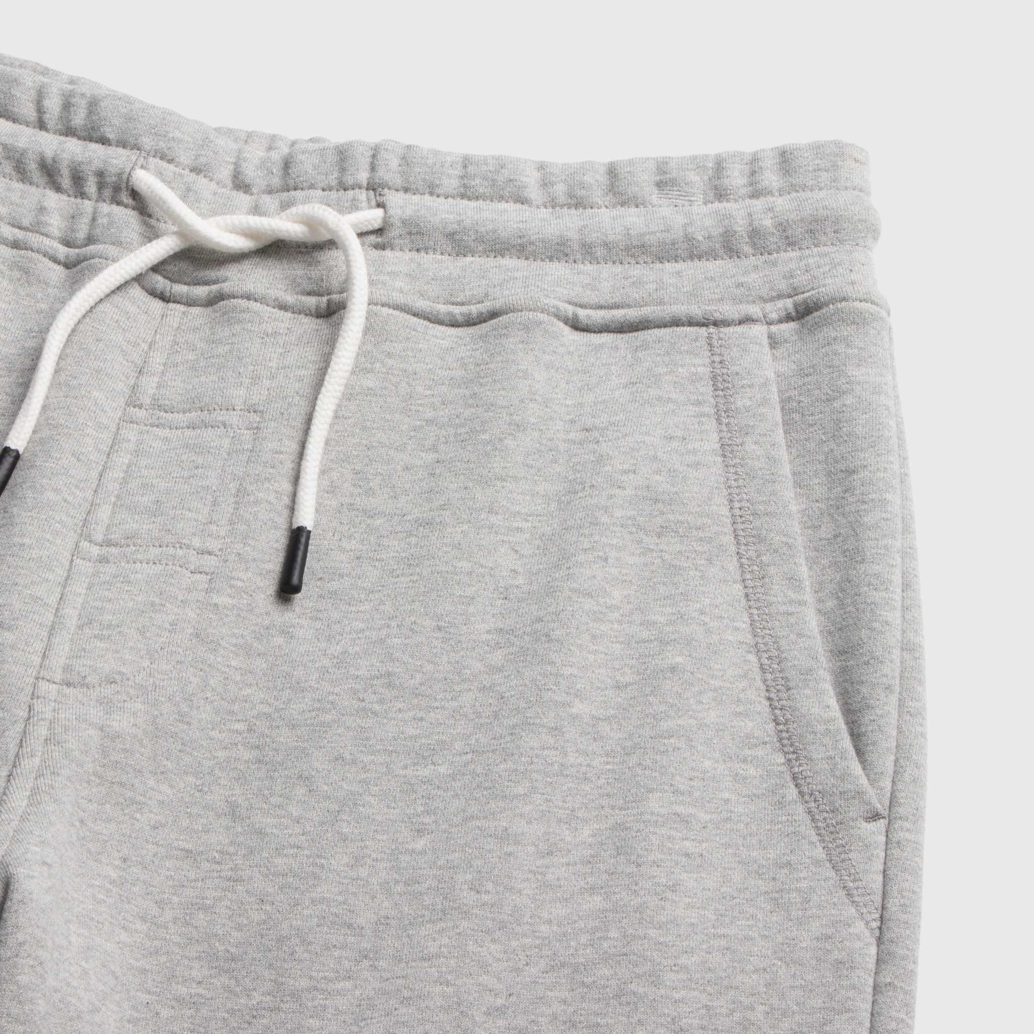 Dune Drawstring Terry Jogger - Heather Grey
