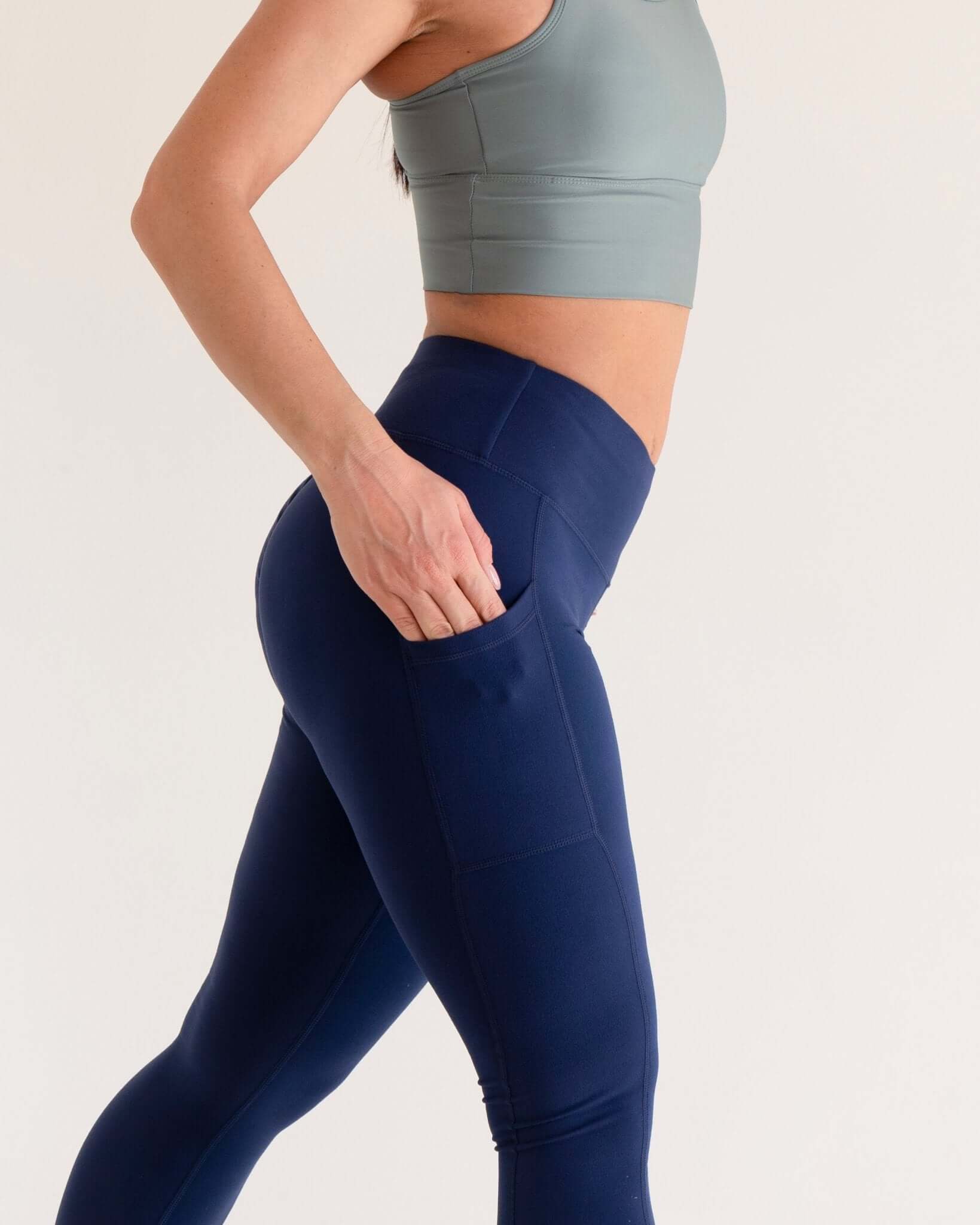 Basic High Waist Tummy Control Butt Lifting Legging