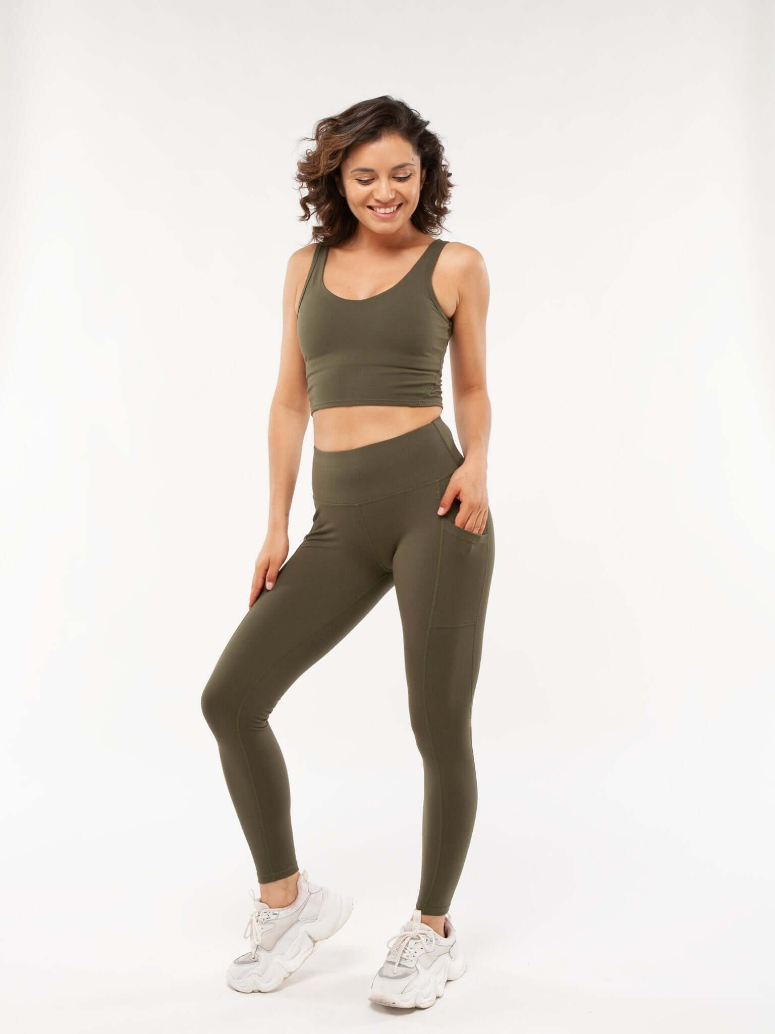 Basic High Waist Tummy Control Butt Lifting Legging