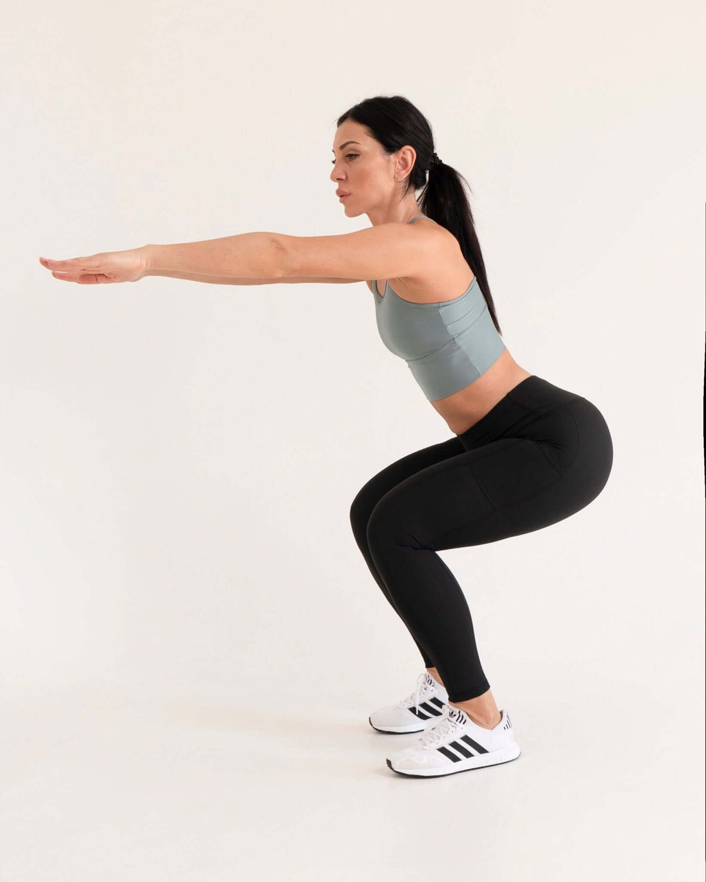 Basic High Waist Tummy Control Butt Lifting Legging