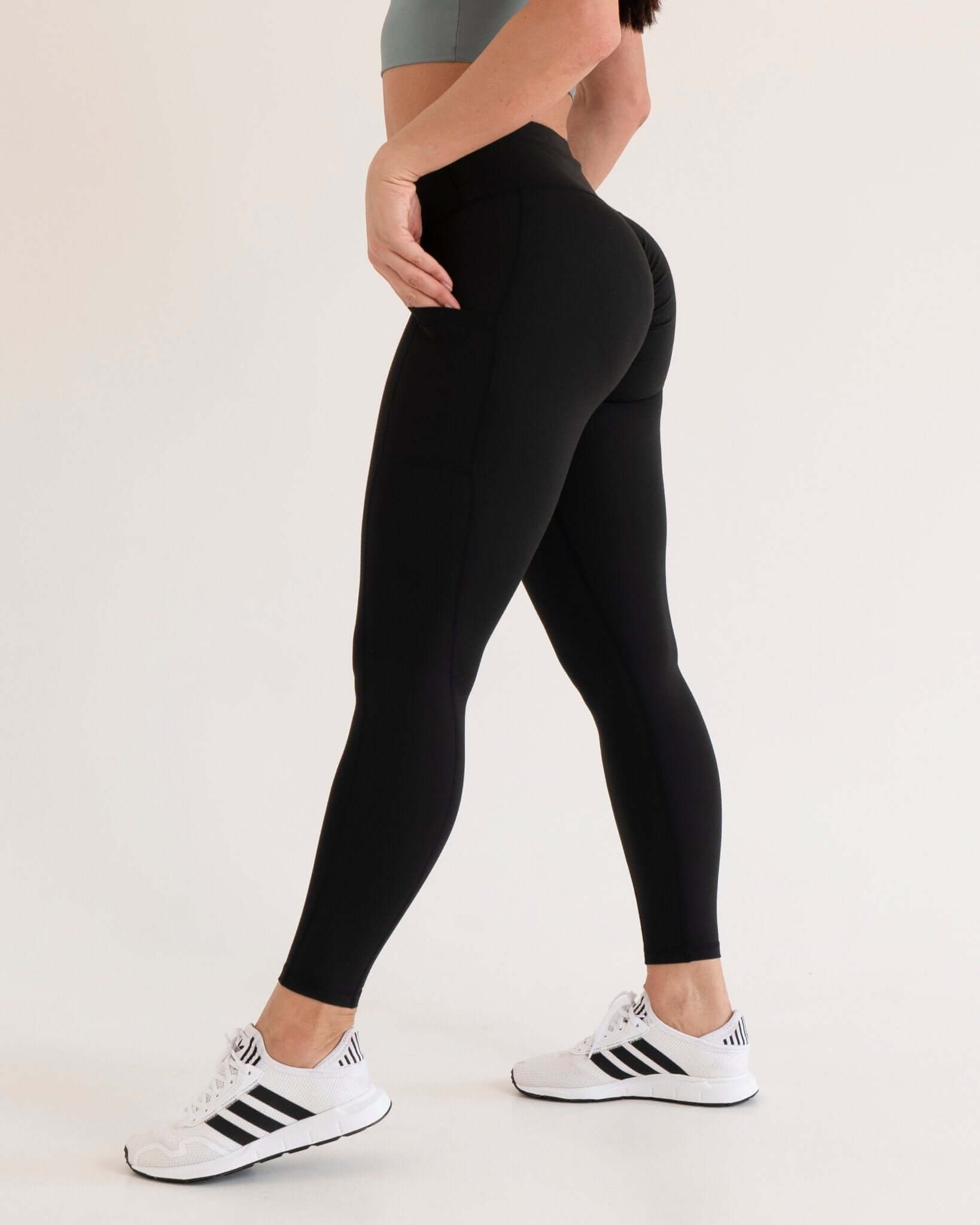 Basic High Waist Tummy Control Butt Lifting Legging