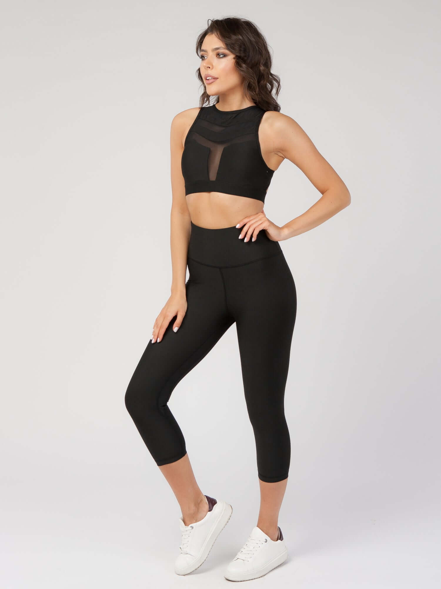 High Waist Tummy Control Capri