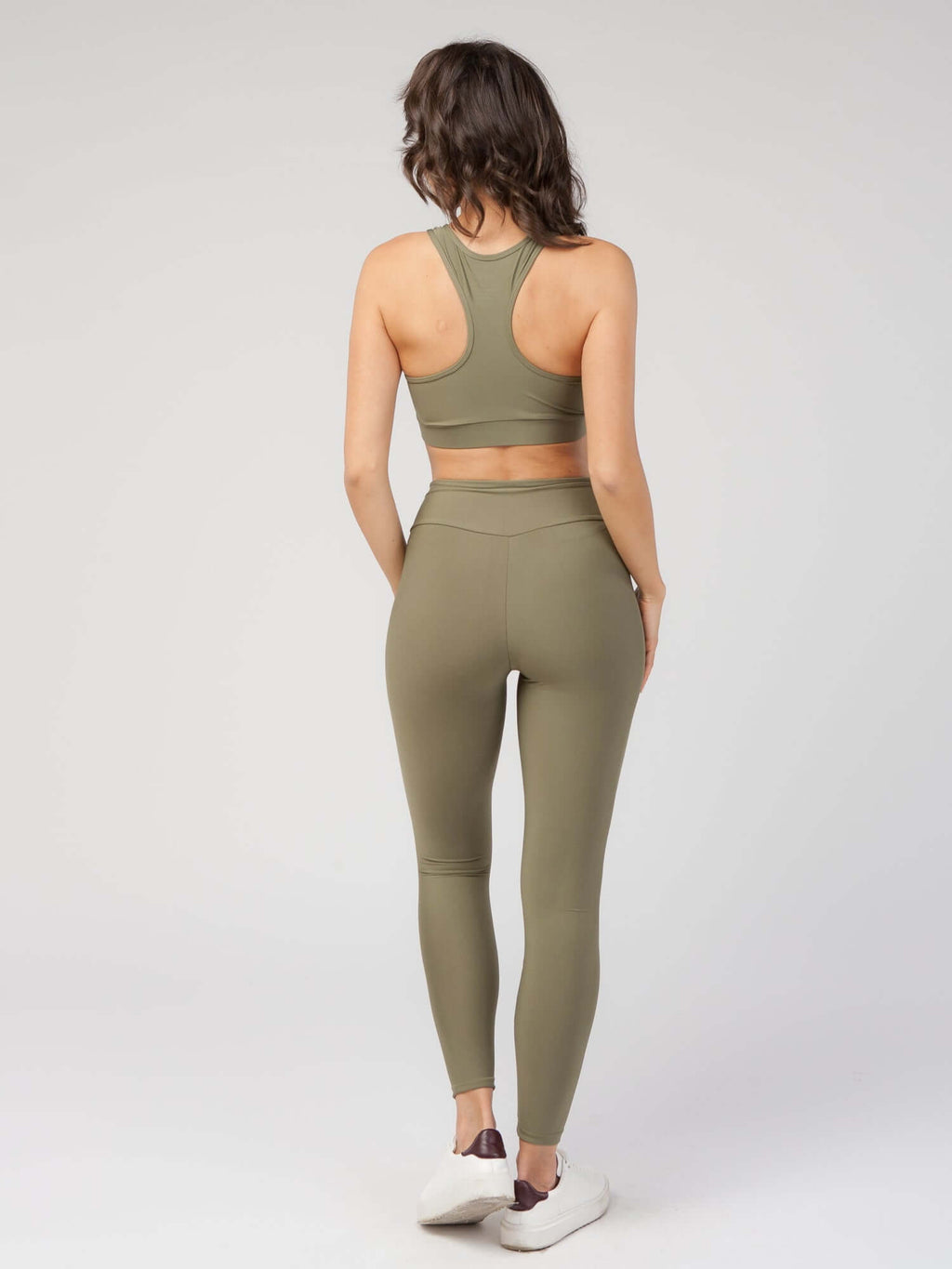 V Front High Waist Legging